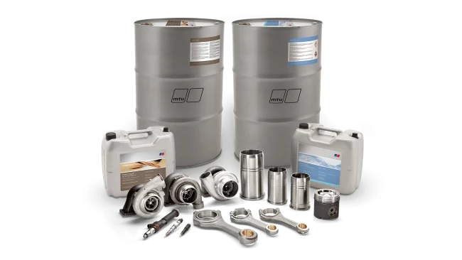 Genuine yacht engine parts from MTU.