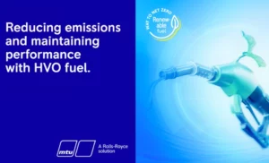 HVO fuel for mtu yacht engines from a pump.