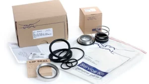 Alfa Laval fuel separator service kits with O-rings and other spare parts.